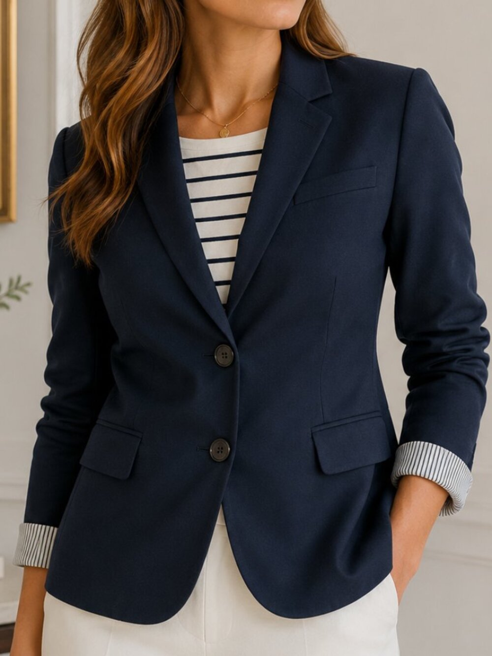 J. Crew Superfine Cotton Navy Schoolboy Blazer Tailored Jacket 0